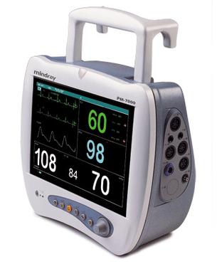 监护仪上ECG、 NIBP、 BP、 PLETH、 IBP、 SPO2、?